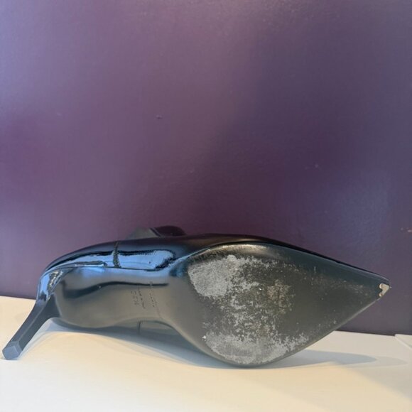 Saint Laurent Authentic Chelsea Black Patent Leather Boots - Size EU 39.5/ US 9 - Picture 6 of 8